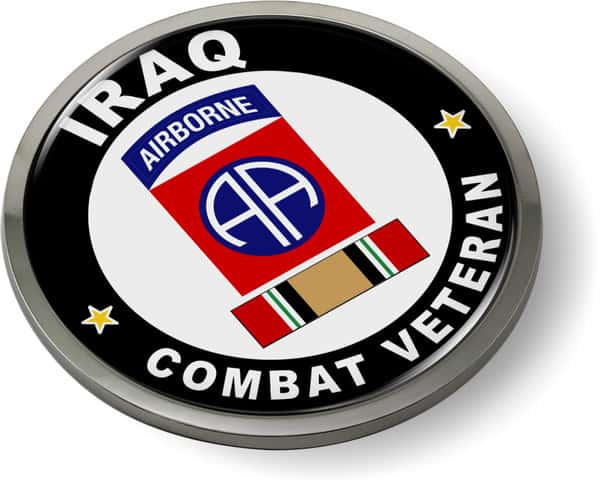  82nd Airborne Division Iraq Combat Veteran Emblem
